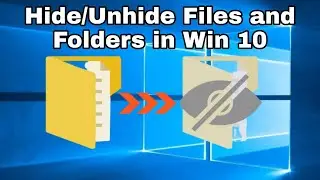 How to Hide and Unhide files and folders in windows 10 | Show hidden files [Hide and Unhide]