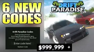 *NEW* ALL WORKING CODES FOR DRIFT PARADISE CODES IN 2024! ROBLOX DRIFT PARADISE CODES