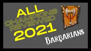 2021 Who to Build?! | Barbarians | Raid Shadow Legends