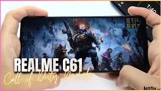 Realme C61 Call of Duty Mobile Gaming test CODM | Unisoc Tiger T612, 90Hz Display