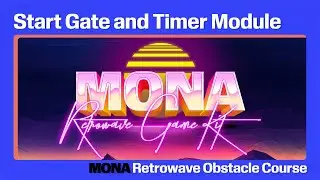 Retrowave Obstacle Course | Start Gate and Timer Module