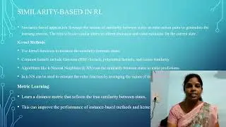 Similarity based in RL  |Reinforcement Learning| Ms. P. Mohanapriya, AP/CSE , RMDEC,