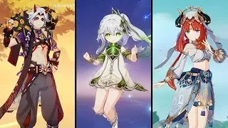 All Character Selection Animations in Genshin Impact 4.0