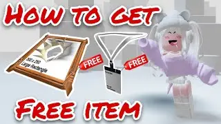 [FREE ITEM] สอนรับของฟรี (รับได้ทุกคน) กรอบรูปติดคอ ป้ายห้อยคอ ROBLOX