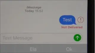 iMessage 'not delivered' (exclamation point) fixed