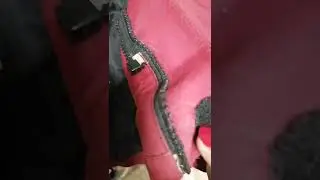 Застёжка молния для подстёжки в куртке пришита неудобно