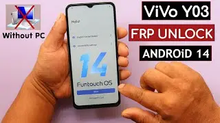 Vivo Y03 (V2332) Android 14 Frp Unlock/Bypass Google Account Lock Without PC - 2024