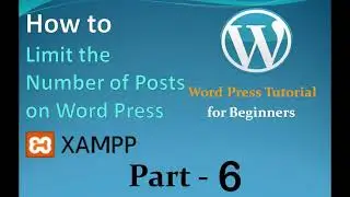 How to Limit the Number of Posts on WordPress||WordPress Tutorial for Beginners for Free||Turjo Tech