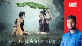 How to Create Rain Effect Animation in Photoshop 2021 Tamil | Stuff Dude