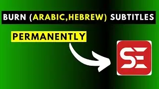 How to Burn In Right to Left Language Subtitles to Video or Movie Using Subtitle Edit