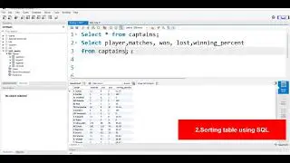 How to sort data using SQL query |SQL Tutorial for beginners | Learn to write query to analyse data