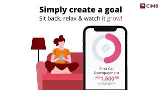 Let CIMB Clicks help you plan better with our Goals & Savings feature.