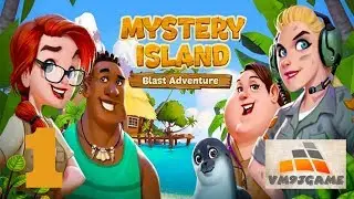 Mystery Island Blast Adventure - Gameplay Walkthrough Part 1 - Levels 1-10 (iOS, Android)