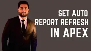 How to Set Auto Report Refresh In Oracle Apex