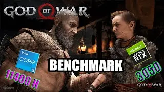 GOD of WAR | Intel Core i5 11400H + RTX 3050 Max Q 4GB | 1080p Benchmark