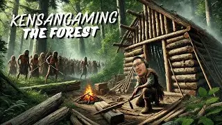 Me and Leng Build our First Base! - The Forest Multiplayer (Episode 1)