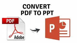 How to convert PDF to PPT || PDF to Powerpoint