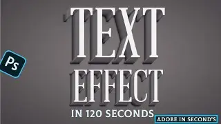 How to create text effect in few seconds
