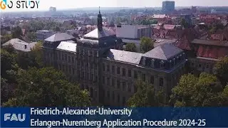 FAU Erlangen-Nürnberg | Application process 2024-25 step by step guide | No Application Fee