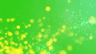 Particles Lights Green Screen 4K Video No Copyright {2021}