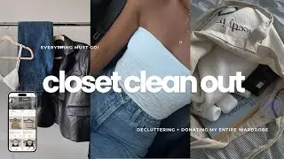 *massive* closet clean out: cleaning + clearing out my closet (again)