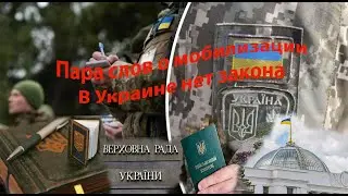 Вновь пара слов о мобилизации В Украине все еще нет закона