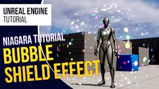 UE5 l Bubble Shield Using Niagara l 5-Minute VFX Tutorial l Unreal Engine 5