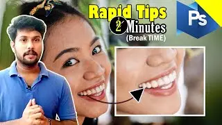 whitening teeth in photoshop | Mask Mode | Learn in 2 minutes | Stuff Dude