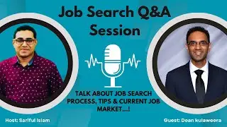 Job Search Q&A session with industry expert || Job Search Process || Tips & current job market in IT