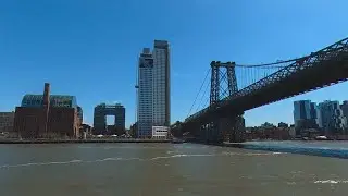 New York City Ferry (Williamsburg Bridge to East 20th Street/Stuyvesant Cove) | 360 Video