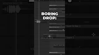 How to make a beat drop LESS boring… #producertips #musicproducer #flstudio