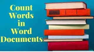 How to count words in word documents?