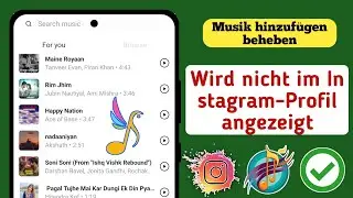 So beheben Sie Instagram -Profil -Song, das nicht {2024}
