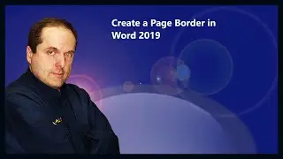 Create a Page Border in Word 2019
