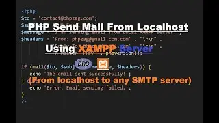 How to send mail in PHP from localhost using XAMPP server | PHP Tutorial in Hindi