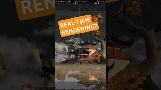 😳 👉Create 3d artwork in real-time in #blender