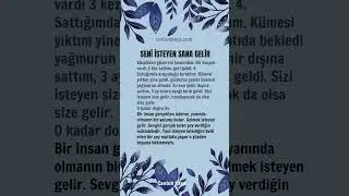 SENİ İSTEYEN SANA GELİR #ilişkiler #iliskiler #sevgi #aşk #iliski  | Canten Kaya Videoları