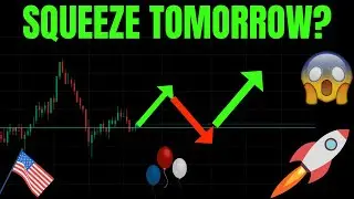 🔥 SQUEEZE TOMORROW? TSLA, SPY, NVDA, QQQ, ES, BTC, NQ, COIN, META, AMZN, MSFT, & AMD PREDICTIONS!  🚀