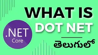 What is dot net | .Net అంటే ఏంటి? | Vamsi Bhavani