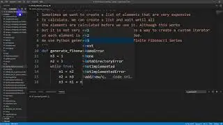 Create an infinite Fibonacci Series in Python