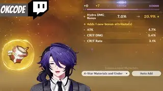 Genshin Impact Streamers Roll Artifacts 