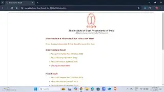 🚨Live cma june 2024 result check|cma Inter june 2024 result live check now😱|cma june result declared