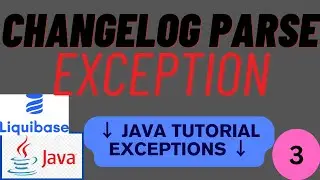 Change Log Parse Exception Liquibase with Spring Boot | Liuibase | spring boot