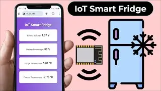 DIY IoT-enabled Smart Fridge Monitoring with ESP8266 WebServer