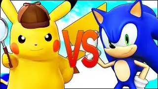 ПИКАЧУ VS СОНИК | СУПЕР РЭП БИТВА | Pokemon Detective Pikachu ПРОТИВ Sonic Movie