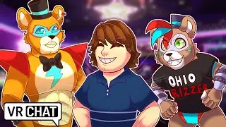 Rizzler Gregory COOKS Sigma Glamrock Freddy and Negative Aura Frankie in VRChat