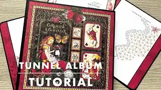 Tunnel Album Tutorial using Curiouser & Curiouser by 