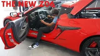 In person C8 Z06 walk around.............Impossible to get one