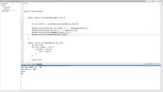 Java: Array search and Array average