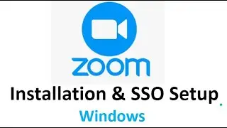 Zoom SSO setup & installation for Windows 10/11  | 2023